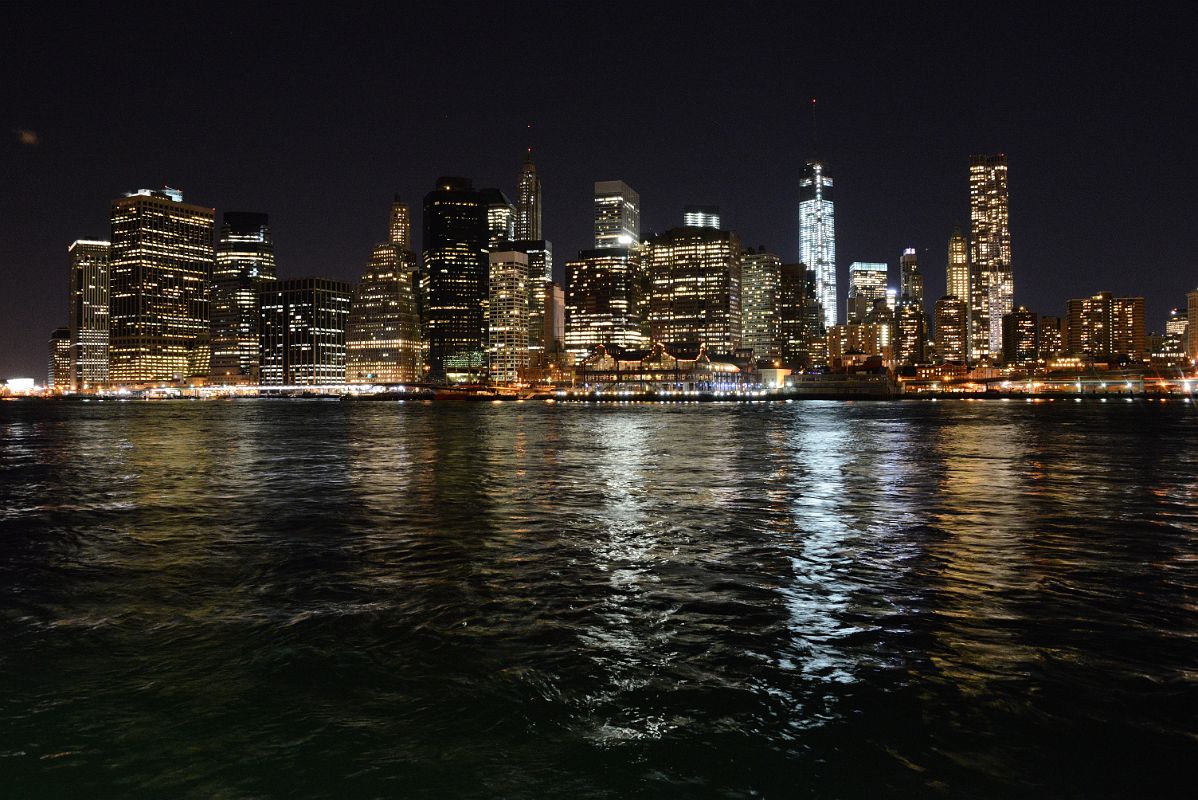 41 New York Financial District Skyline At Night From Brooklyn Heights